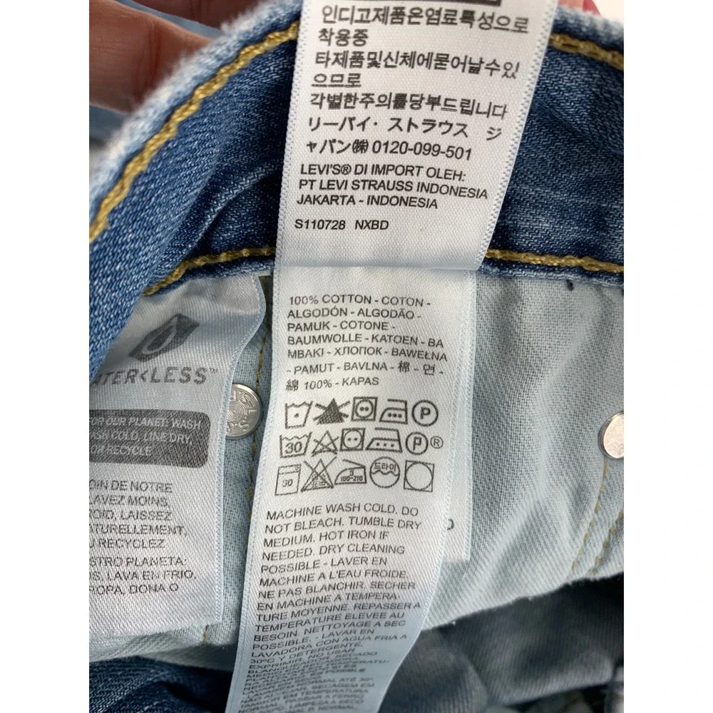 Levis 559 Jeans Mens 30x34 Blue Relaxed Straight Leg Denim Pants